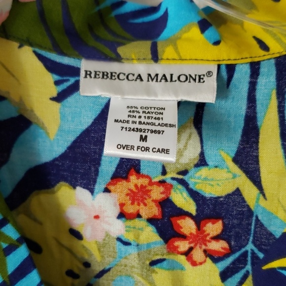 Tropical flowy top - Picture 3 of 6